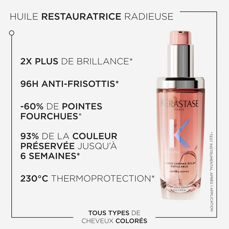 L'HUILE CHROMA ÉCLAT RECHARGEABLE - 75ML