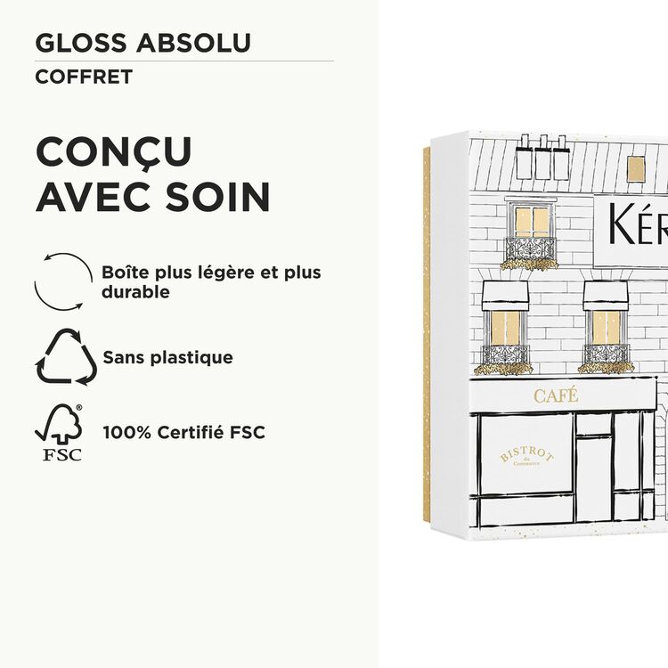 GLOSS ABSOLU - COFFRET CADEAU POUR CHEVEUX SUJETS AUX FRISOTTIS